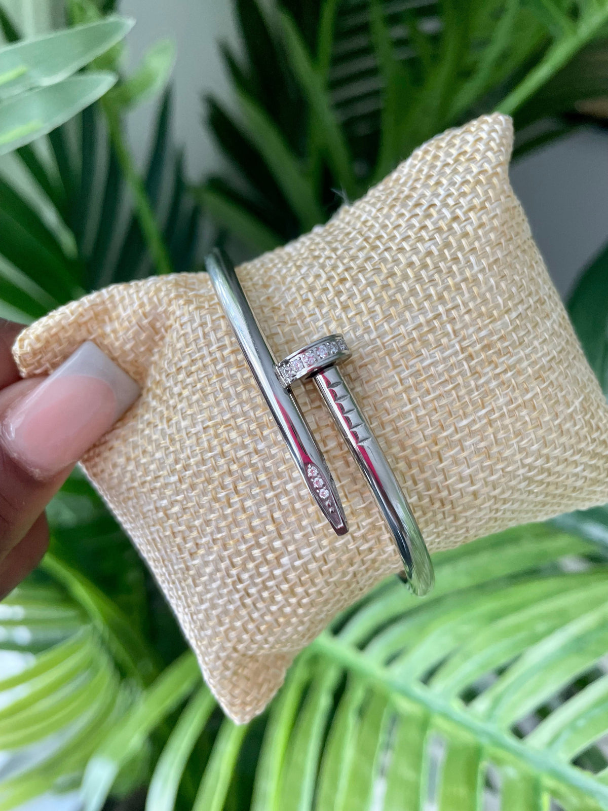 Silver Nail Bracelet mysite