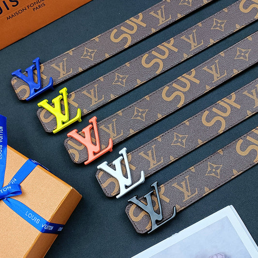 Fashion Colorful Brown Love Belt mysite