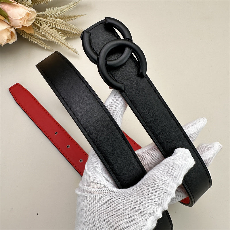 CC Women's Leather Belt (Black) mysite