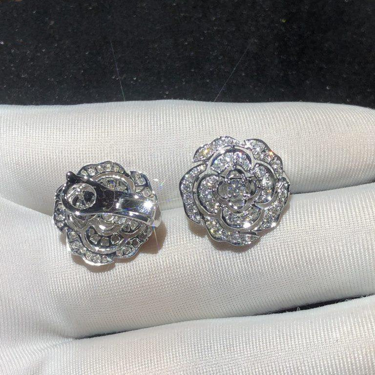 BOUTON DE EARRINGS SILVER DIAMOND mysite