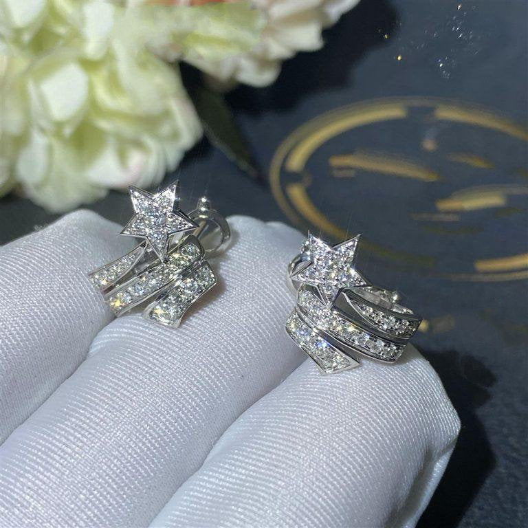 COMETE ETOILEE EARRINGS SILVER DIAMOND mysite