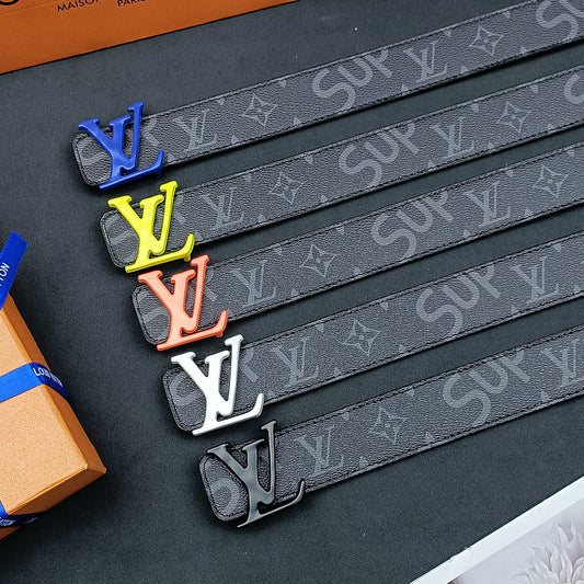 Fashion Colorful Black Love Belt mysite