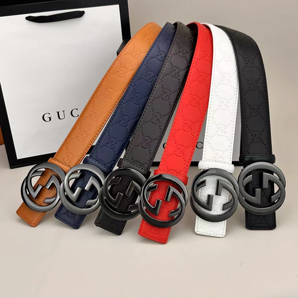 Classic Colored Good Belt (Metal gray Buckle) mysite