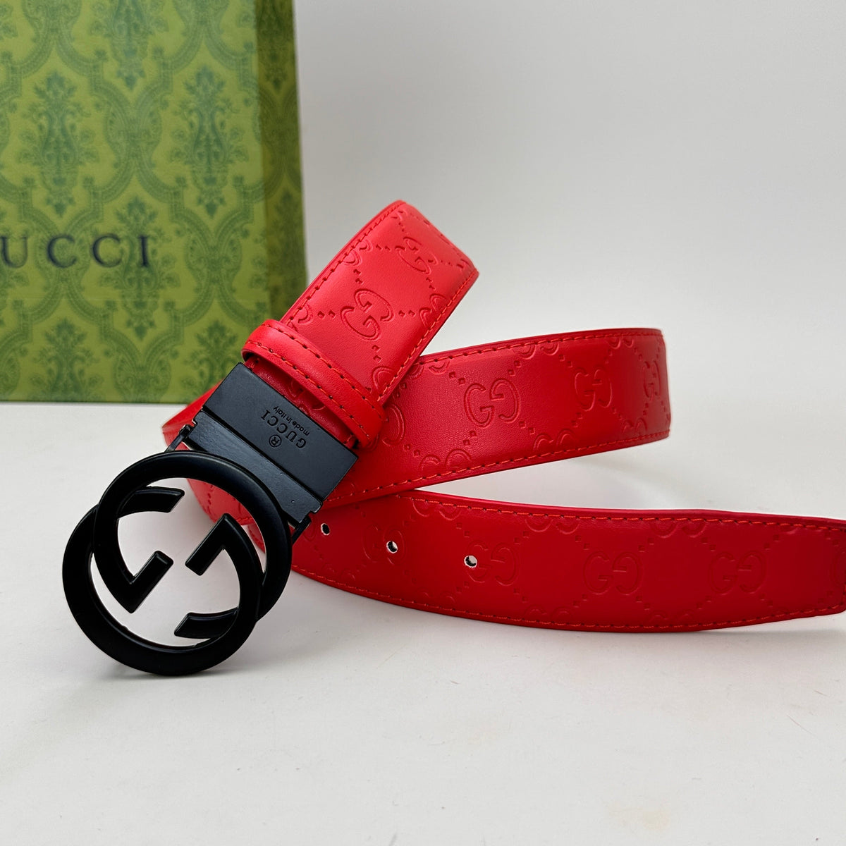 Circle Design Good Belt (Red) mysite