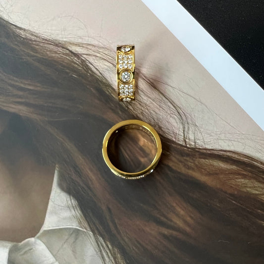 Gold Diamond Love Ring mysite