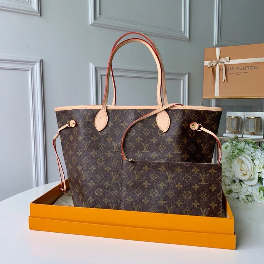 LV Neverfull MM Inside Out Tote Brown mysite