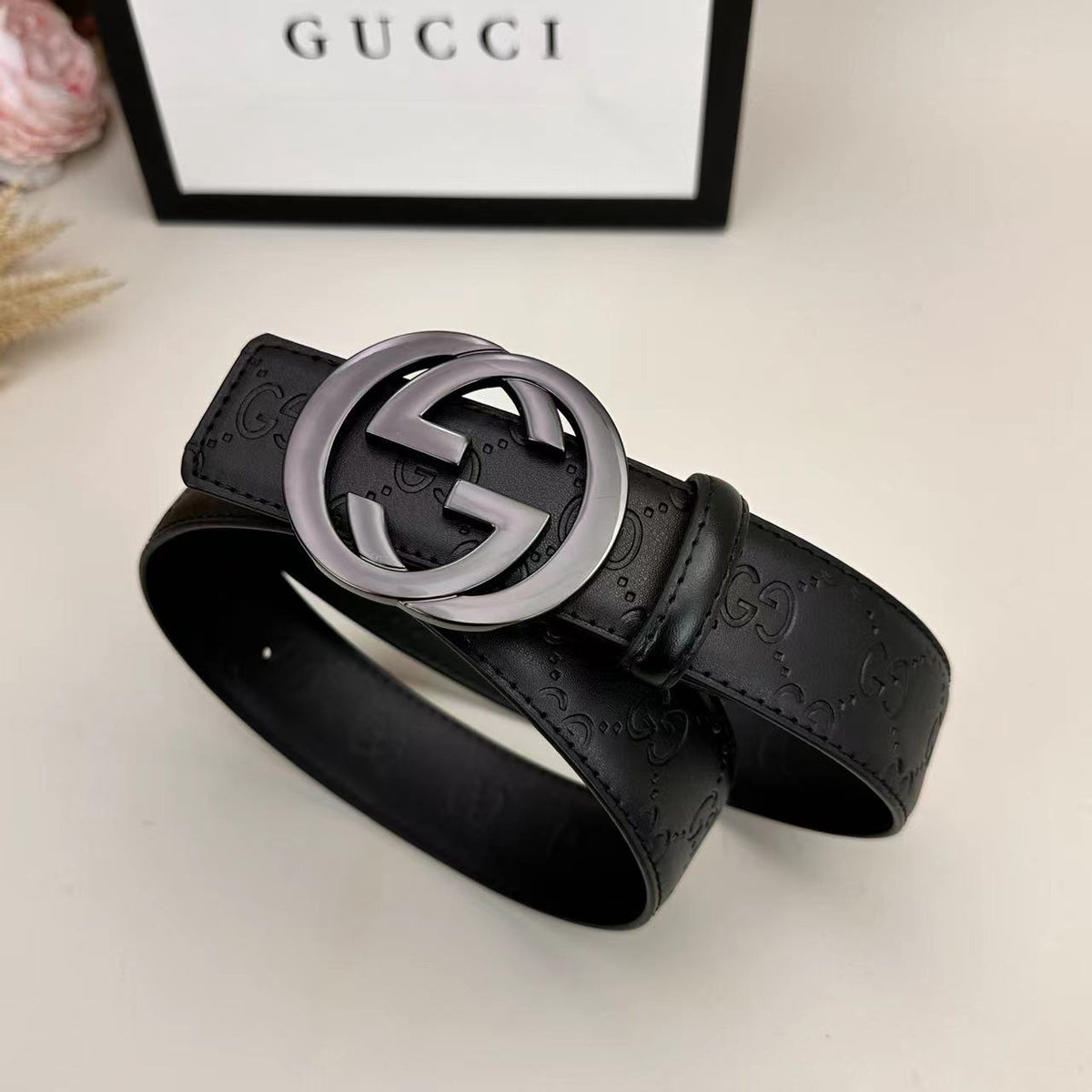 Classic Colored Good Belt (Metal gray Buckle) mysite