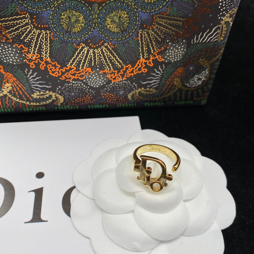 Simple Letter Open Ring mysite