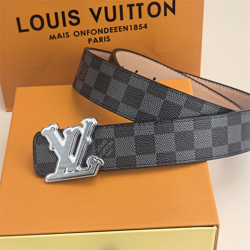 Horizontal Textured Buckle Belt (Black Latticed) mysite