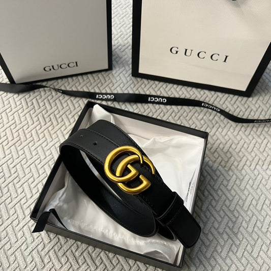 Golden Metal Logo Women Belt mysite
