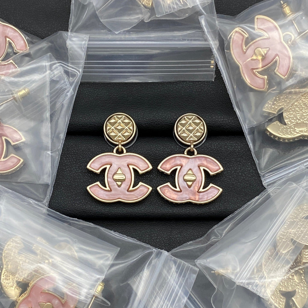 Pink C Hoop Earrings mysite