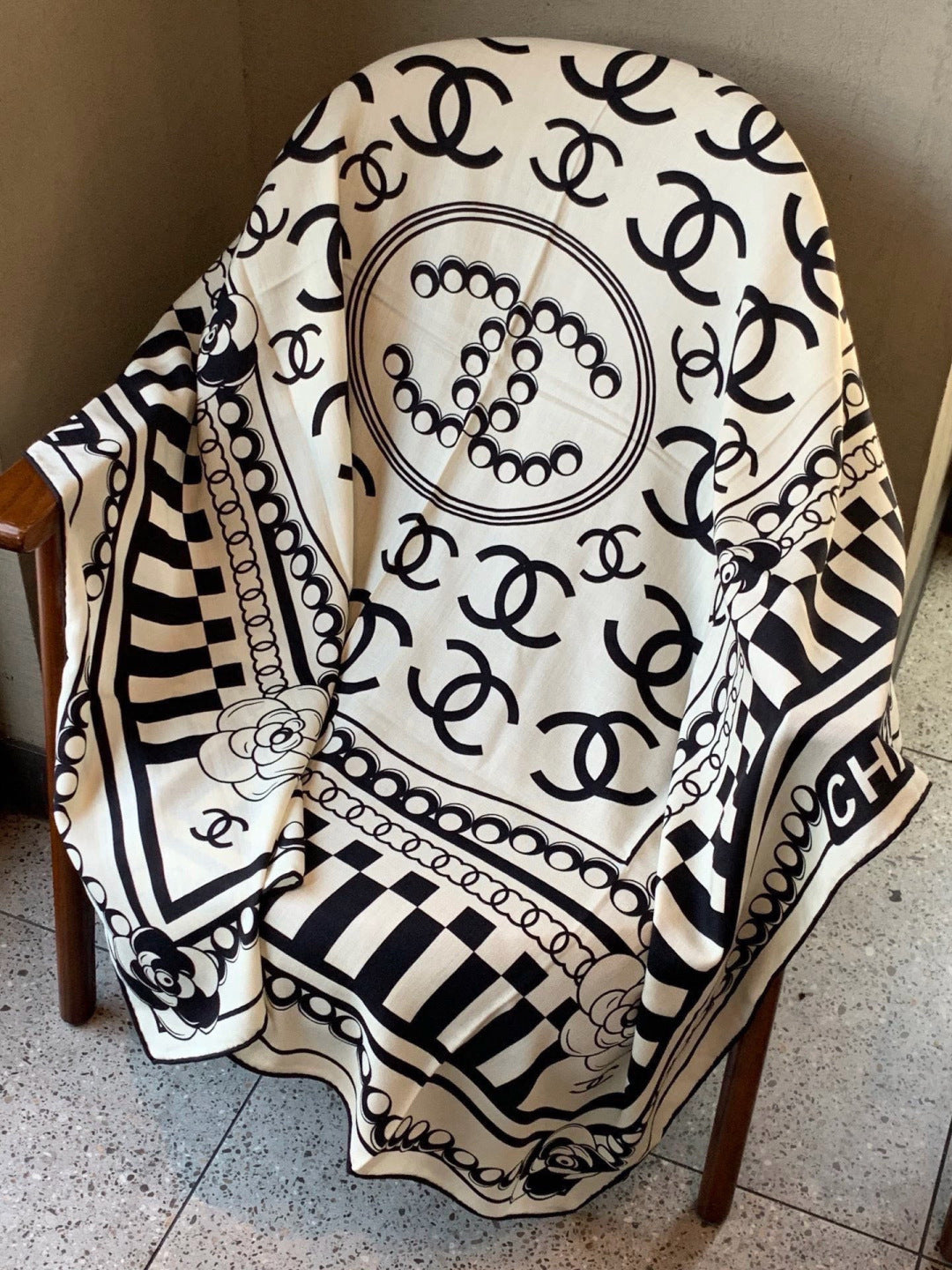 '- 26S SCARF 135 IN CASHMERE AND SILK 306114 mysite