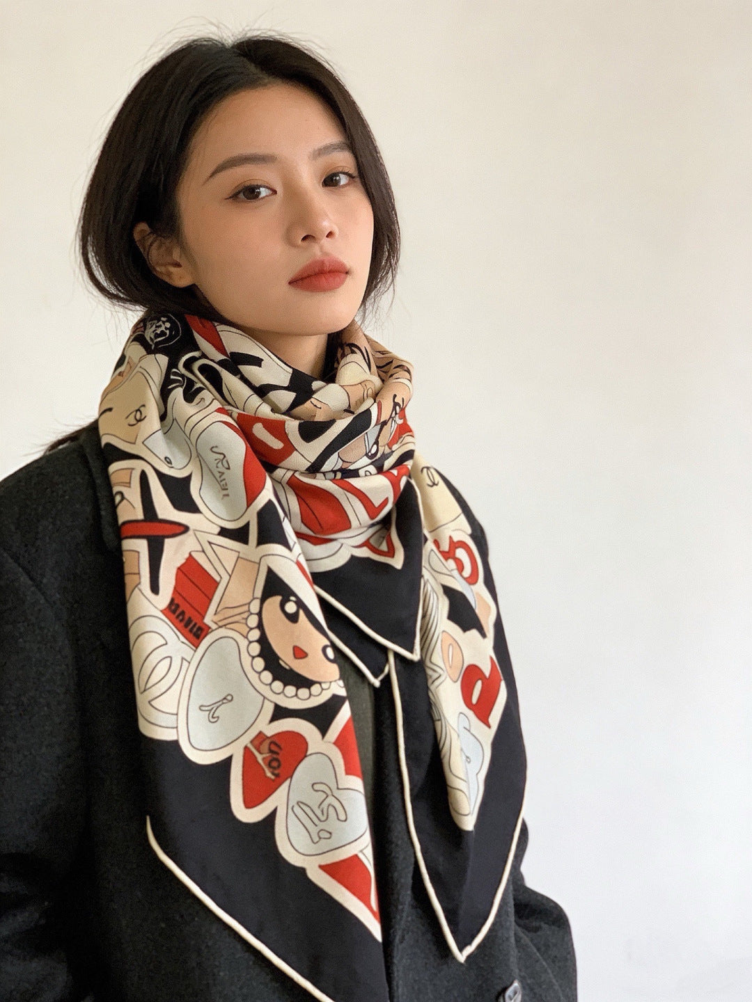 '- 26S SCARF 135 IN CASHMERE AND SILK 309866 mysite