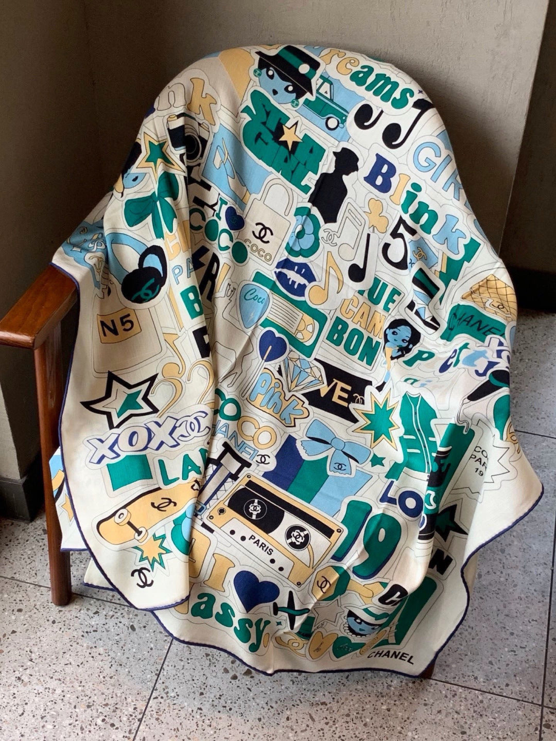 '- 26S SCARF 135 IN CASHMERE AND SILK 309868 mysite