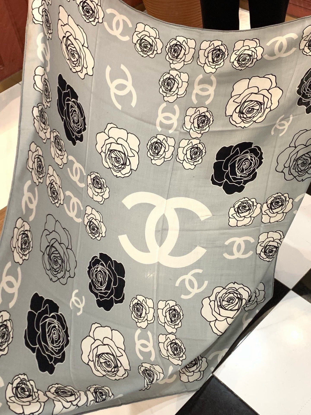 '- 26S SCARF 140 IN SILK AND CASHMERE 313318 mysite