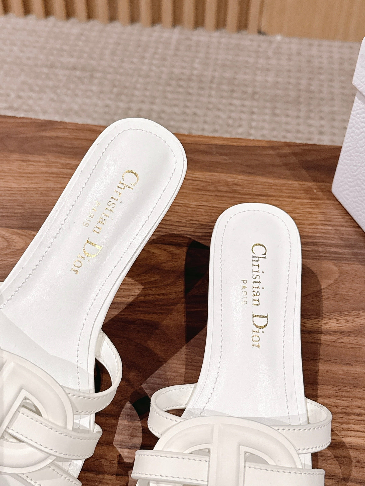DIOR 26S HEEL SANDALS IN WHITE CALFSKIN STRAPPY mysite