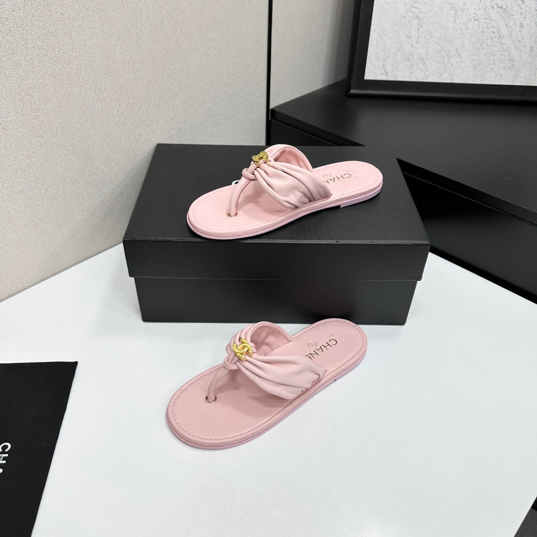 26S THONG SANDALS IN LIGHT PINK LAMBSKIN mysite