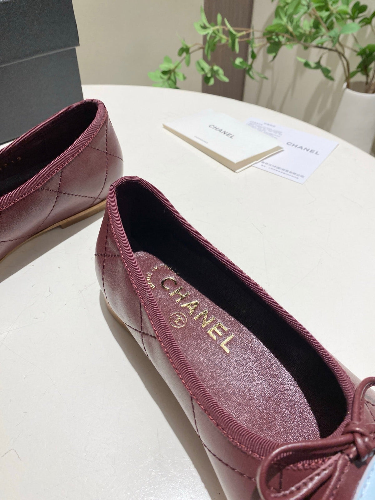 26S FLATS IN DARK RED LAMBSKIN WITH BOW mysite