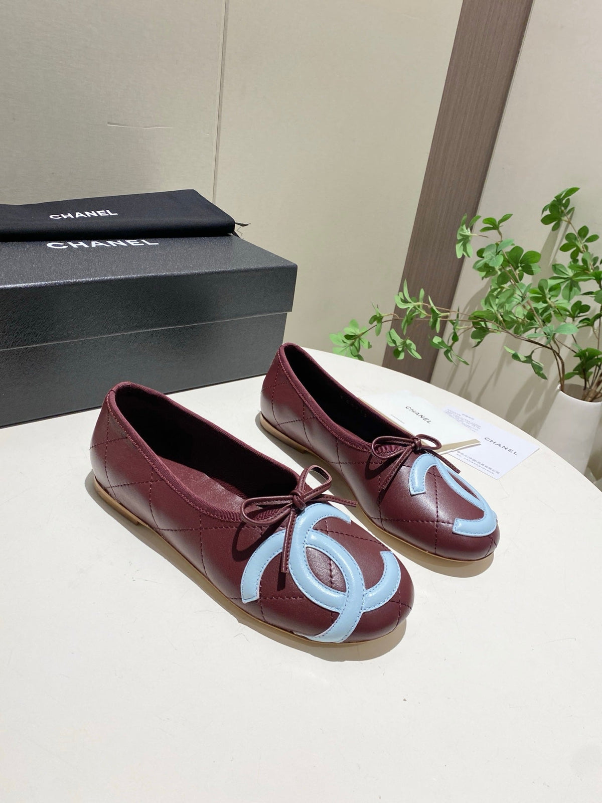 26S FLATS IN DARK RED LAMBSKIN WITH BOW mysite