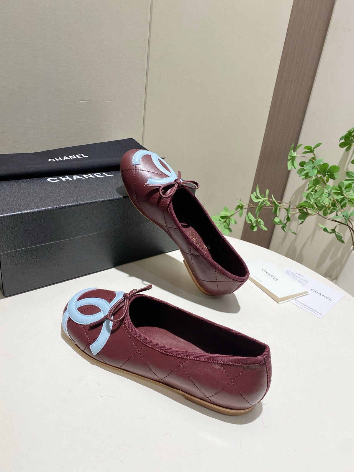26S FLATS IN DARK RED LAMBSKIN WITH BOW mysite