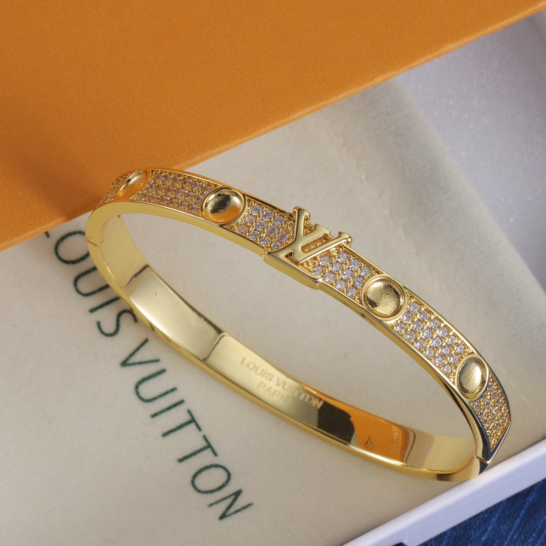 Glitter Love Rhinestone Bracelet mysite