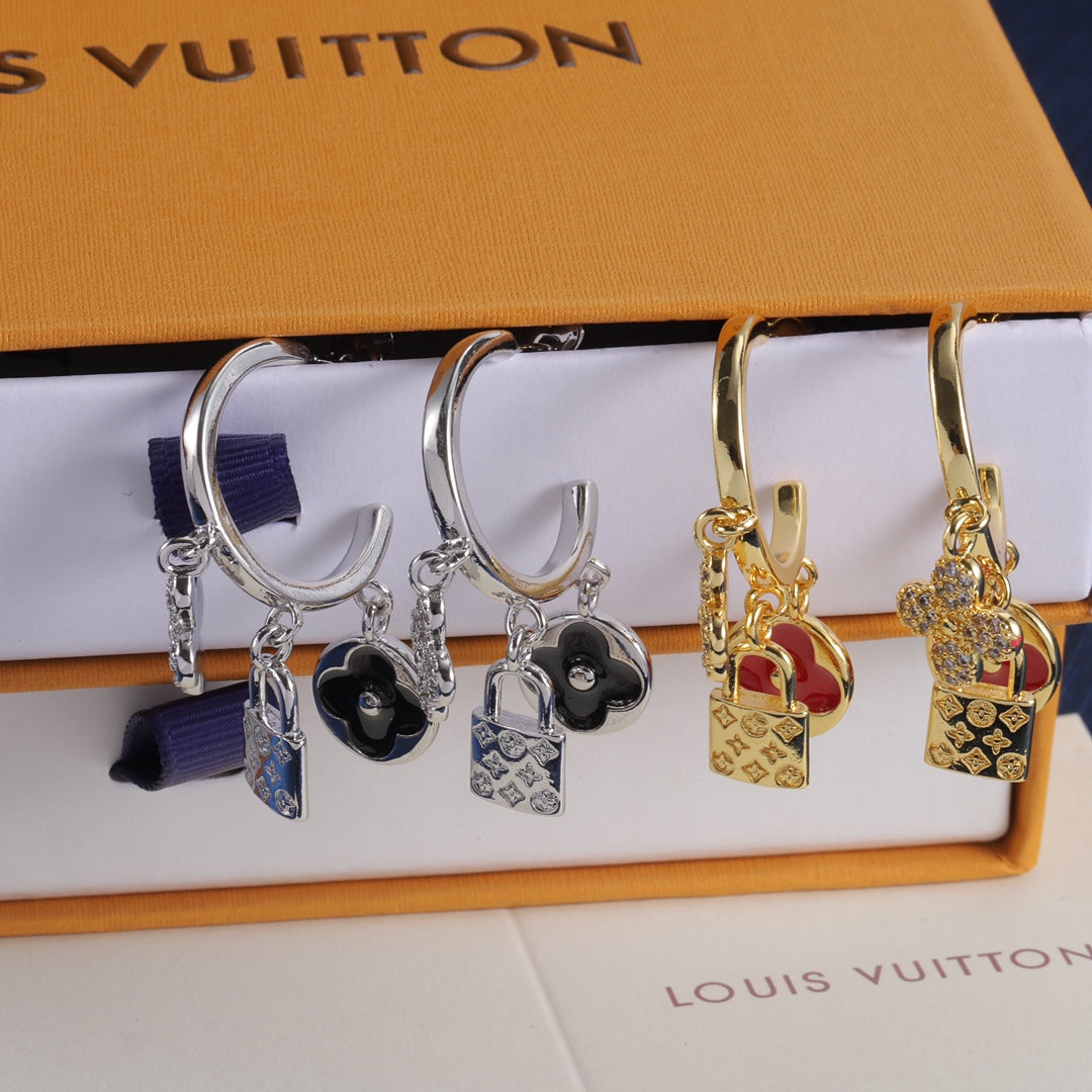 Vintage Love Lock Cute Earrings mysite