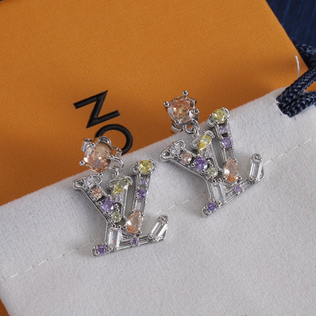 Love Colorful Diamond Earring mysite