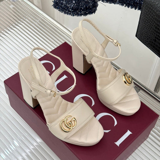 26S HIGH-HEELED SANDALS 120 MM IN CREAM WHITE CALFSKIN mysite