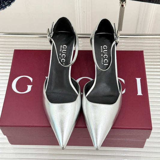 26S HIGH HEELS 55 MM IN SILVER LAMBSKIN mysite
