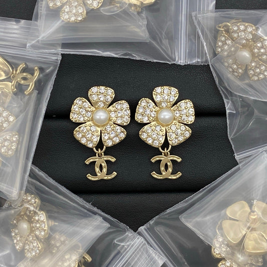 Flower Drop Earrings mysite