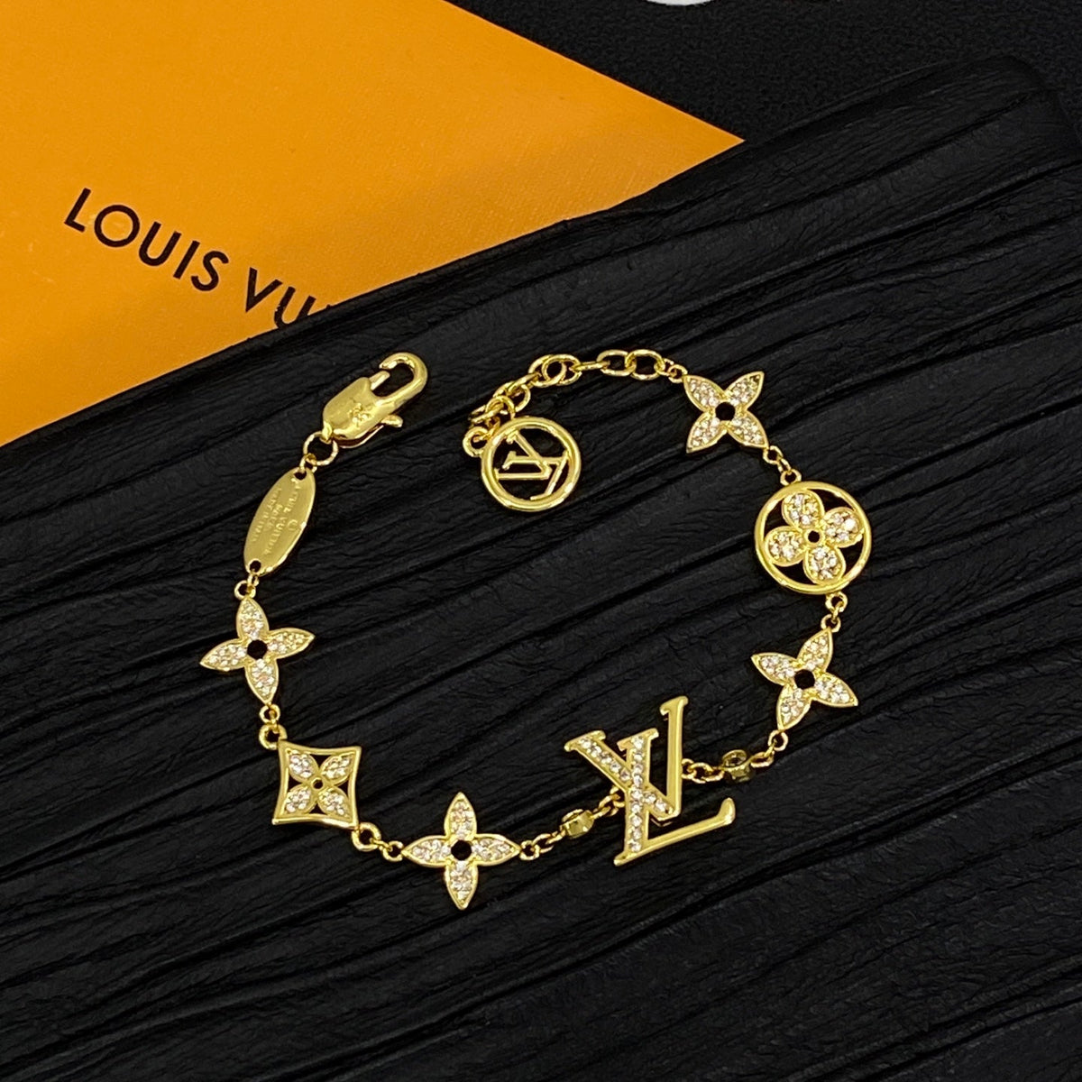 Diamond Glitter Love 3 Set (Earrings+Bracelet +Necklace) - Gold mysite