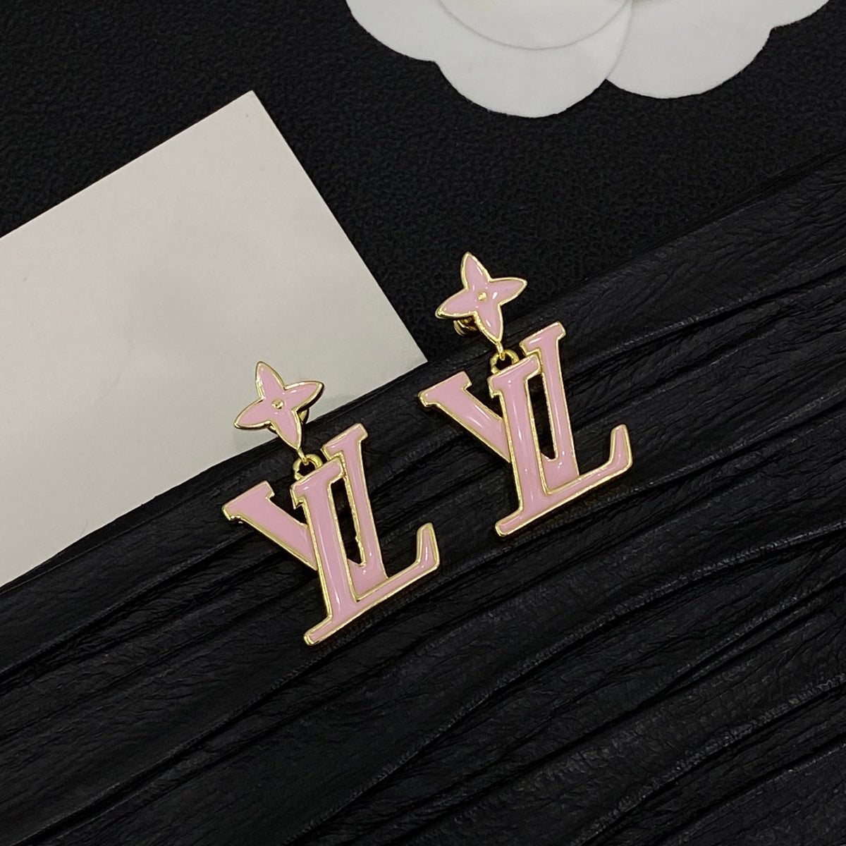 Love Colorful Design 3 Set (Earrings+Bracelet +Necklace) - Pink mysite