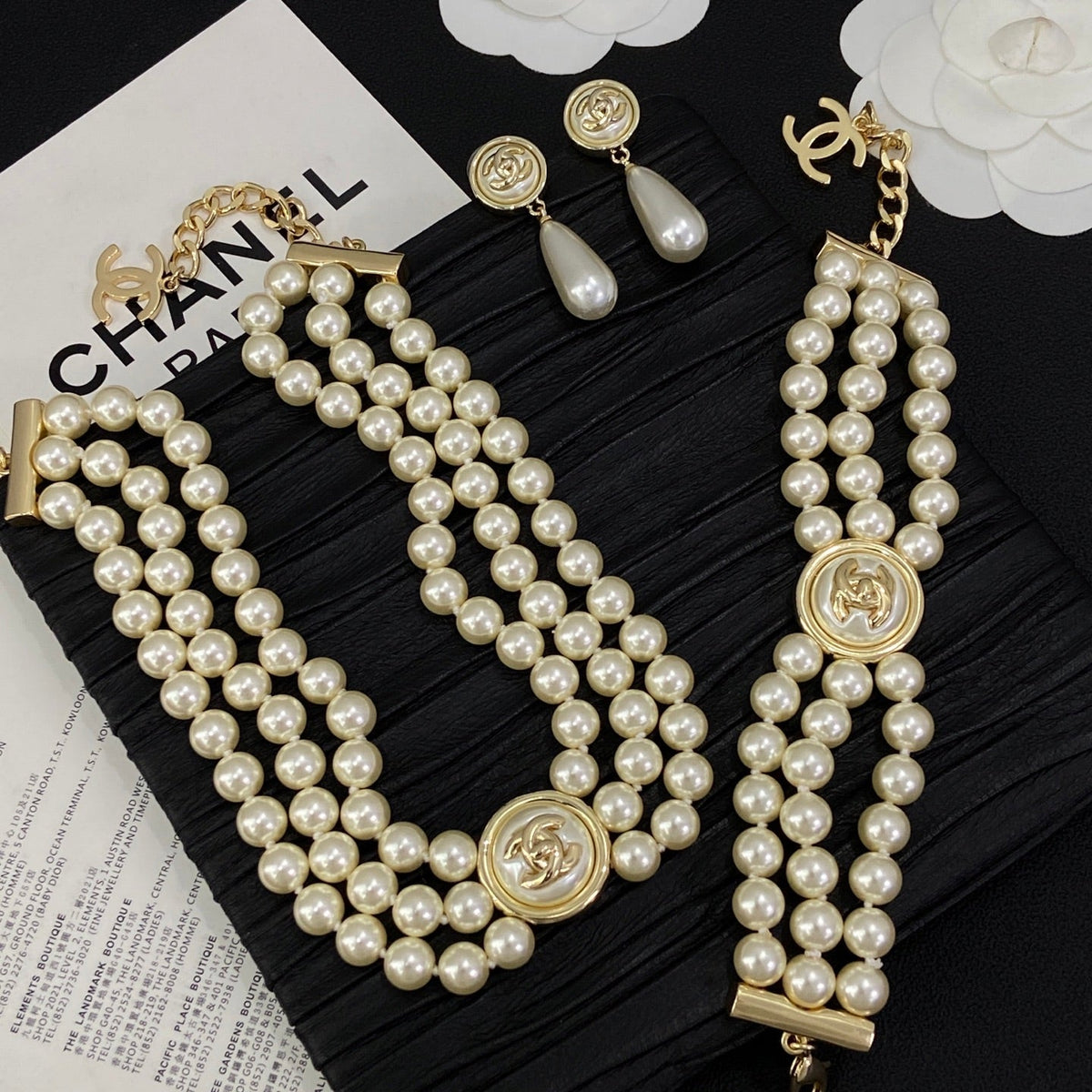 Elegant Pearl Design 3 Set (Earrings+Bracelet +Necklace) mysite