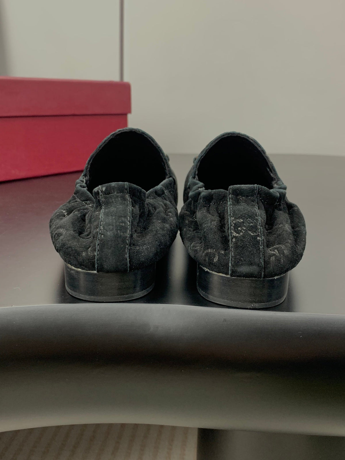 GUCCI 26S LOAFERS IN BLACK SUEDE mysite