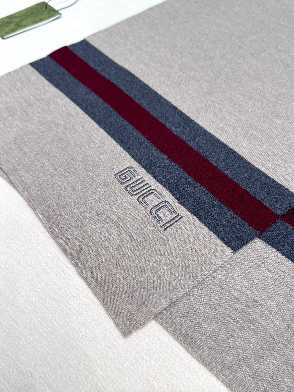 SCARF 180 CM IN HARBOR GRAY CASHMERE 398452 mysite