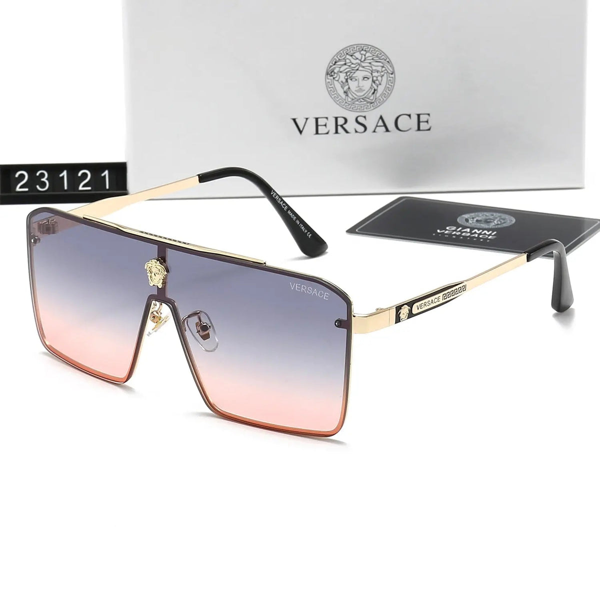 Retro Metal Letter Sunglasses 23121s-sss62 mysite